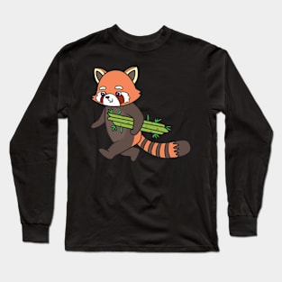 A Panda with bamboo Long Sleeve T-Shirt